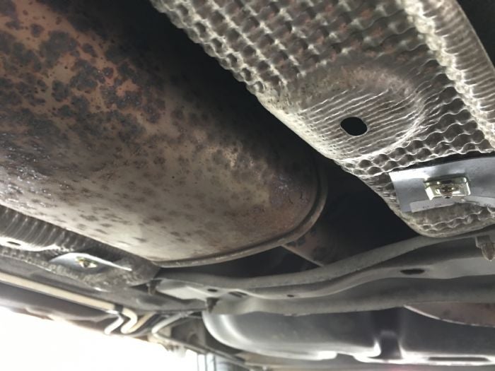 Heat Shield Repaired Up Owners Club