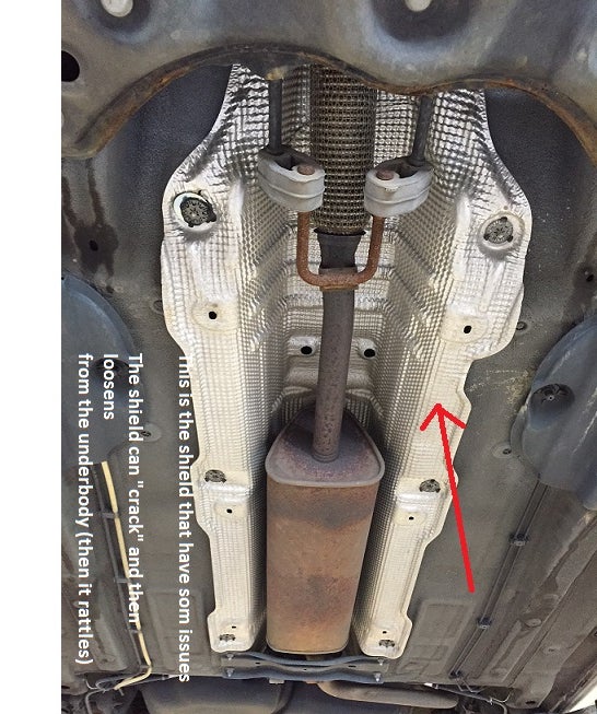 UP heat shield (exhaust) rattle noise repair Up Owners Club